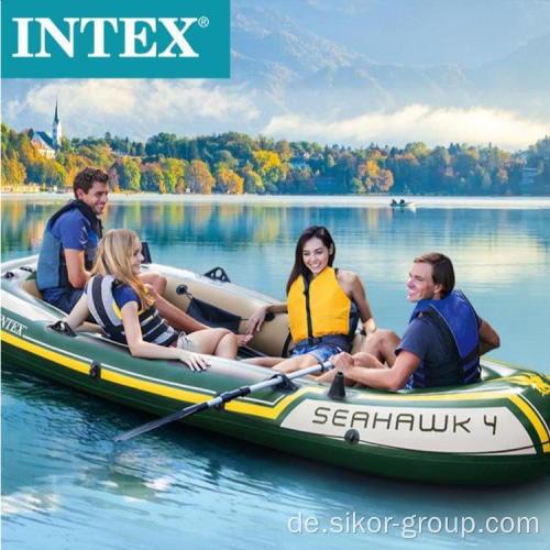 Intex 68351 Seahawk 4 Personen Kajak Rettungsfischerei aufblasbares Boot